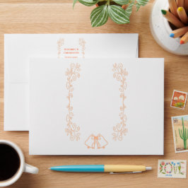 Casamento de Design de Corda de Peach Bells