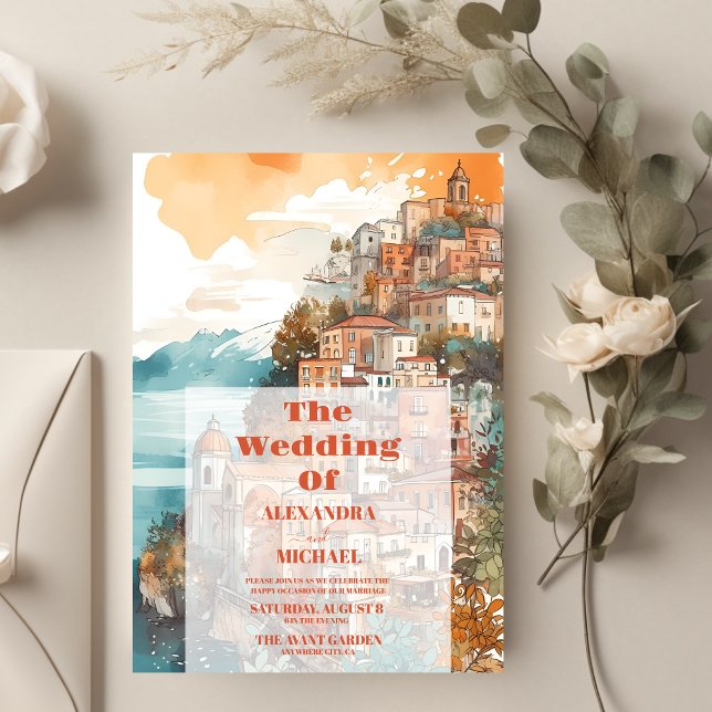 Casamento de Destino da Itália Elegante Moderno de (Criador carregado)