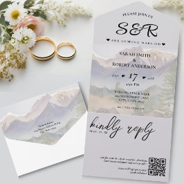 Casamento de Destino da Montanha da cinza Colorado
