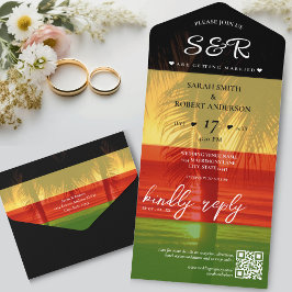 Casamento de Destino de Massas Jamaicanas na Jamai