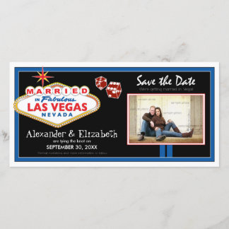 Casamento de Destino de Vegas Salve o Cartões de f