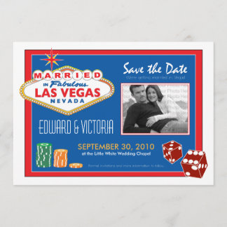 Casamento de Destino de Vegas Salve o Convite de D