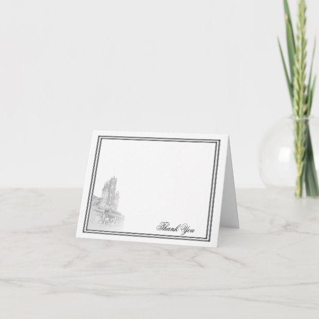 Casamento de Destino em Atlanta: Agradecimento (Frente)