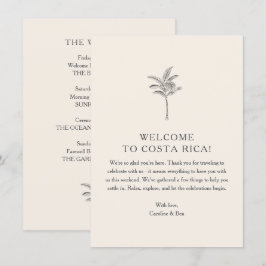 Casamento de Destino Itinerário de Boas-Vindas Pal