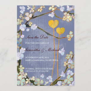 Casamento de Dois Corações Salve os Convites de Da