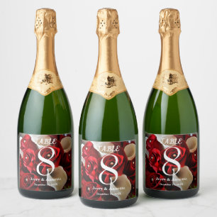 Casamento de Douradas de Flores Florais Elegantes