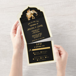 Casamento de Elefante de Noiva Indiana