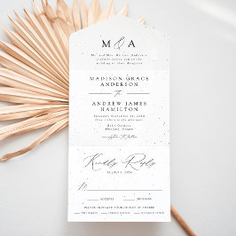 Casamento de Elegância Moderna com Pontos Brancos