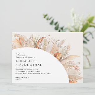 Casamento de erva da boêmia moderna terracotta pam