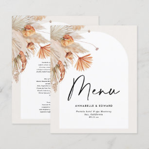 Casamento de erva-de-pampas rústico moderno