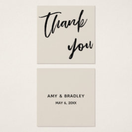 Casamento De Escrita Manual Casual Obrigado A Favo