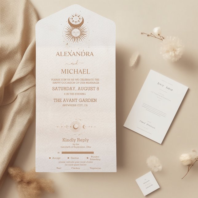 Casamento de Estrelas Celestiais Douradas Místicas (Criador carregado)