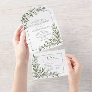 Casamento de Eucalyptus Botânico Refeições Verd