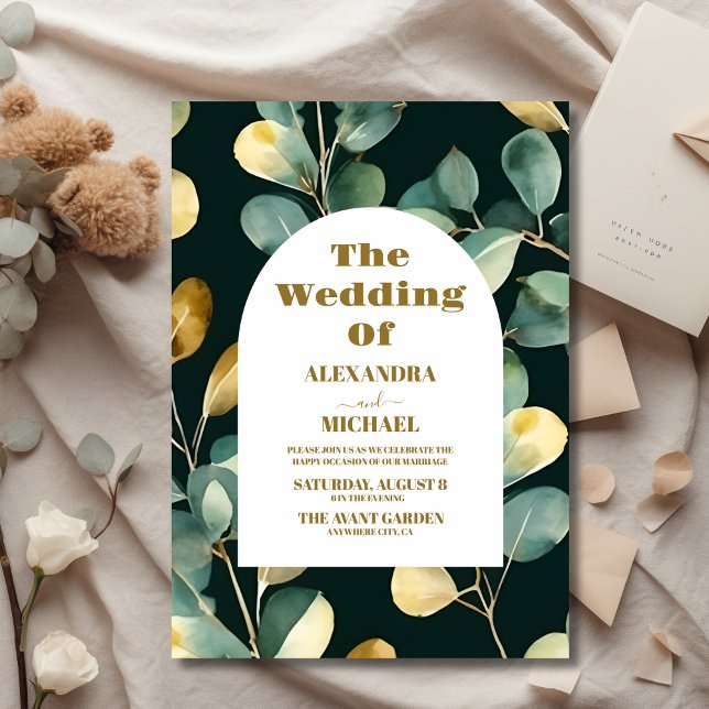 Casamento de Eucalyptus Dourado Verde (Criador carregado)