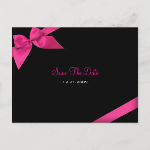 Casamento de Fita Rosa Salve o Anúncio de Data