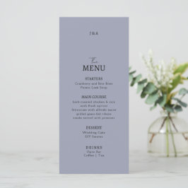 Casamento de Flat Menu Minimalista.