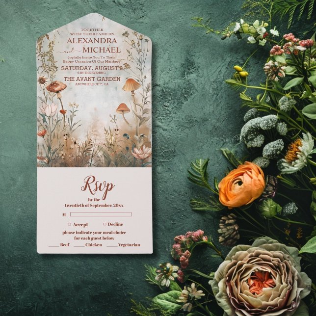 Casamento de Flor Silvestre Boho Country (Criador carregado)