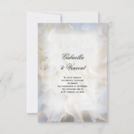 Casamento de Flores Brancas / Anúncio de Elopement