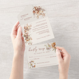 Casamento de Flores de Campo Simples Românticas