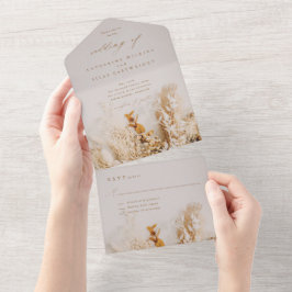 Casamento de Flores de Outono Boho