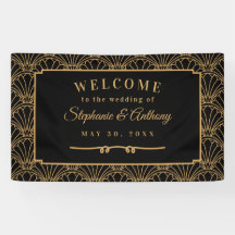 Casamento de Flores de Ventiladores de Arte Negra