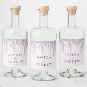 Casamento de Flores de Wisteria Roxo Elegante