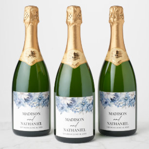 Casamento de Flores Florais Dusty Blue