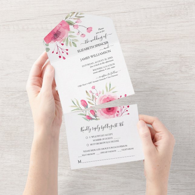 Casamento de Flores Rosa-d'Água (Tearaway)