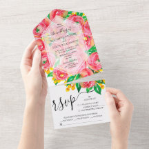 Casamento de Flores Rosa de cheio