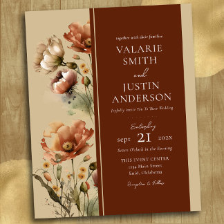 Casamento de Flores Selvagens Todos em Um