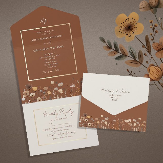 Casamento de Flores Silvestres (Criador carregado)