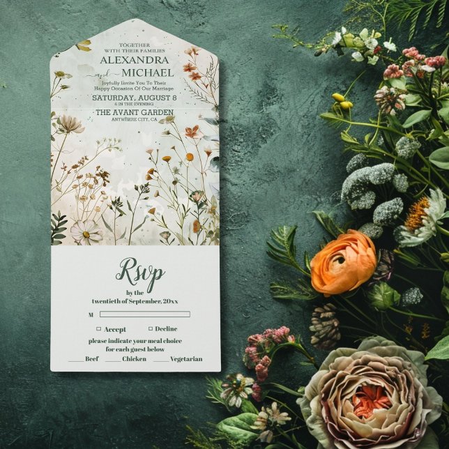 Casamento de Flores Silvestres Country Floral Wedd (Criador carregado)