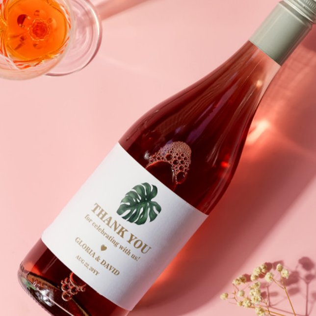 Casamento de Folha de Monstera Verde (Criador carregado)