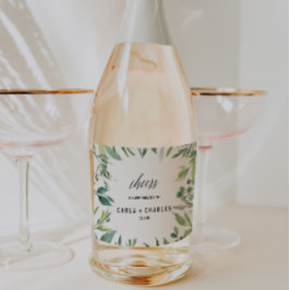 Casamento de Folhagem Botânica Moderna