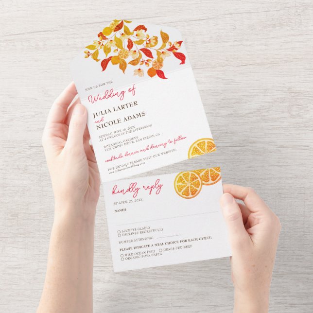 Casamento de Folhagem de Citros com Limonia Fresca (Tearaway)
