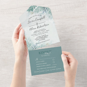 Casamento de Folhagem Verde de Greenery Sage