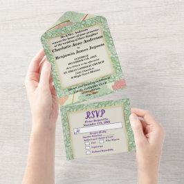 Casamento de Folhas de Outono Botânico Elegante