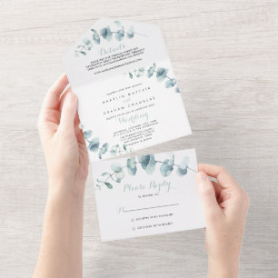Casamento de Foliage Greenery Minimalista