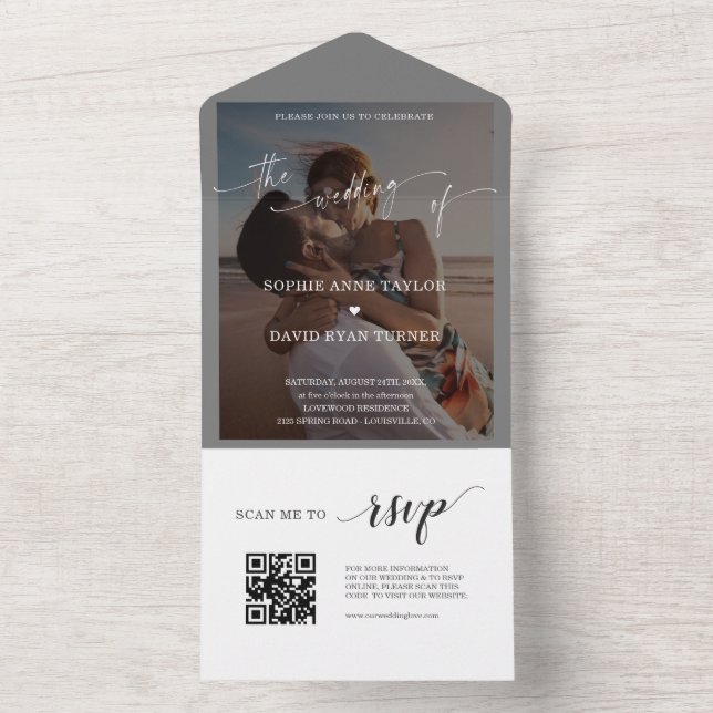 Casamento de Foto com Geração de Fluxo de Código Q (Inside)