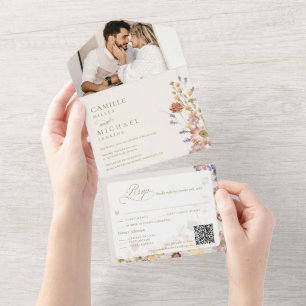 Casamento de Foto de Jardim de Flores Silvestres