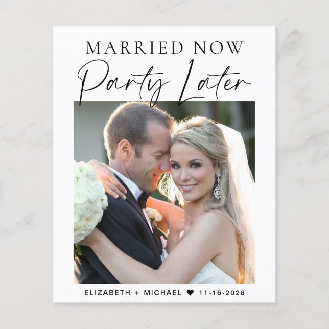 Casamento de Foto Depois da Festa de Agora Casada (Frente)