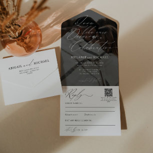 Casamento de Foto do Código QR do Script Moderno C