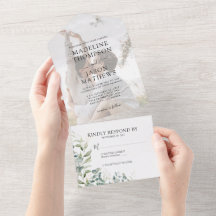 Casamento de Foto Elegante Eucalyptus Dourado Gree