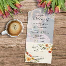 Casamento de foto floral russo do boho
