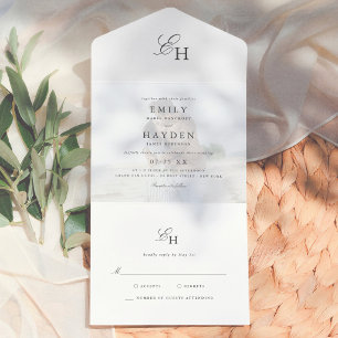 Casamento de Foto Minimalista Boho Simples