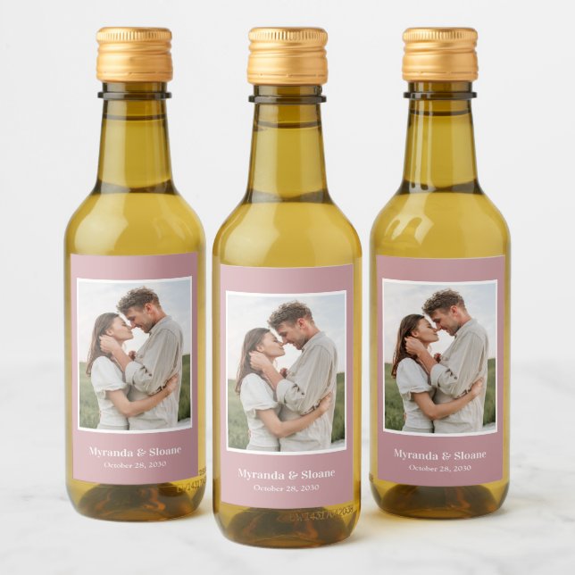 Casamento de Foto Moderno (Garrafas)
