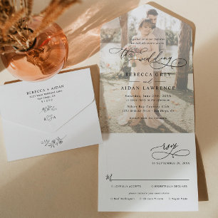 Casamento de Foto Moderno Elegante
