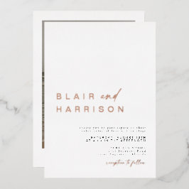 Casamento de Foto Simples de Folha Mínima do BLAIR