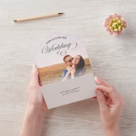 Casamento de Foto Simples Minimalista