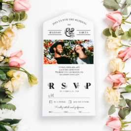 Casamento de Fotografia de Ampersand Floral Branco